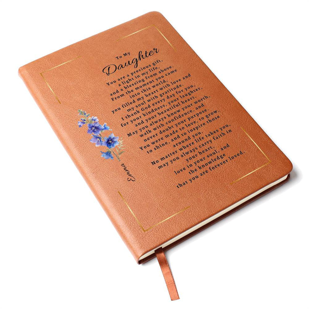 Personalized Birth Flower & Name Journal