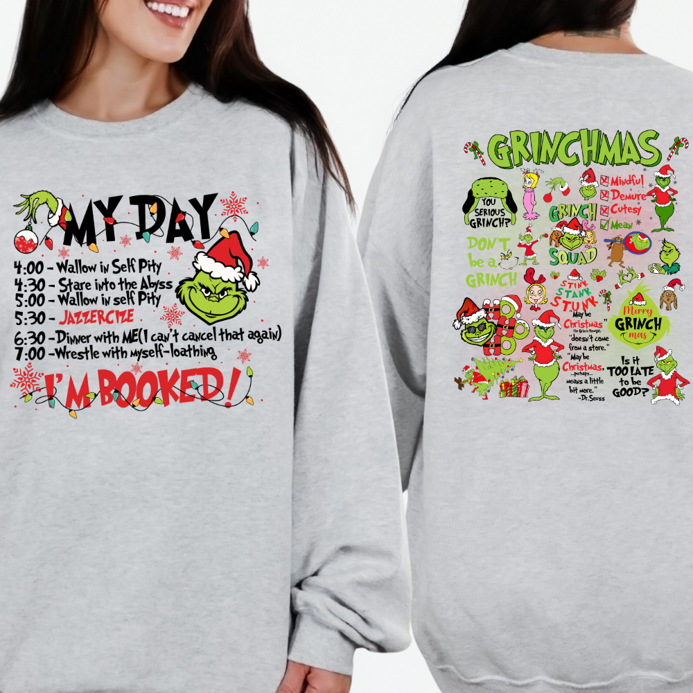 I'm Booked Grinchmas Apparel