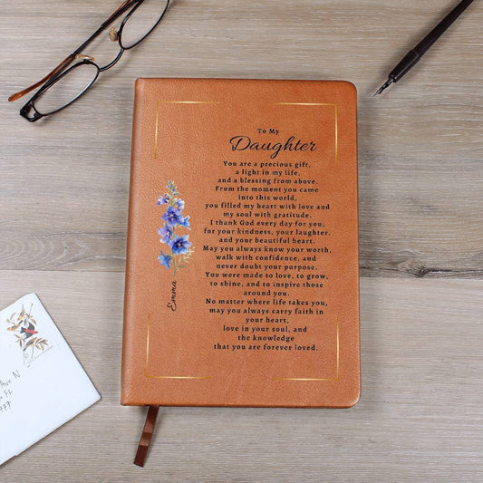 Personalized Birth Flower & Name Journal