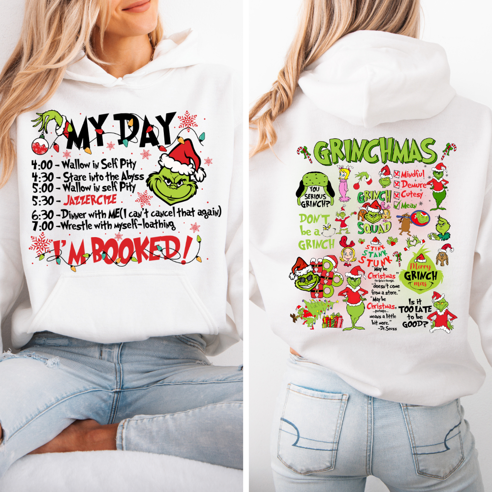 I'm Booked Grinchmas Apparel