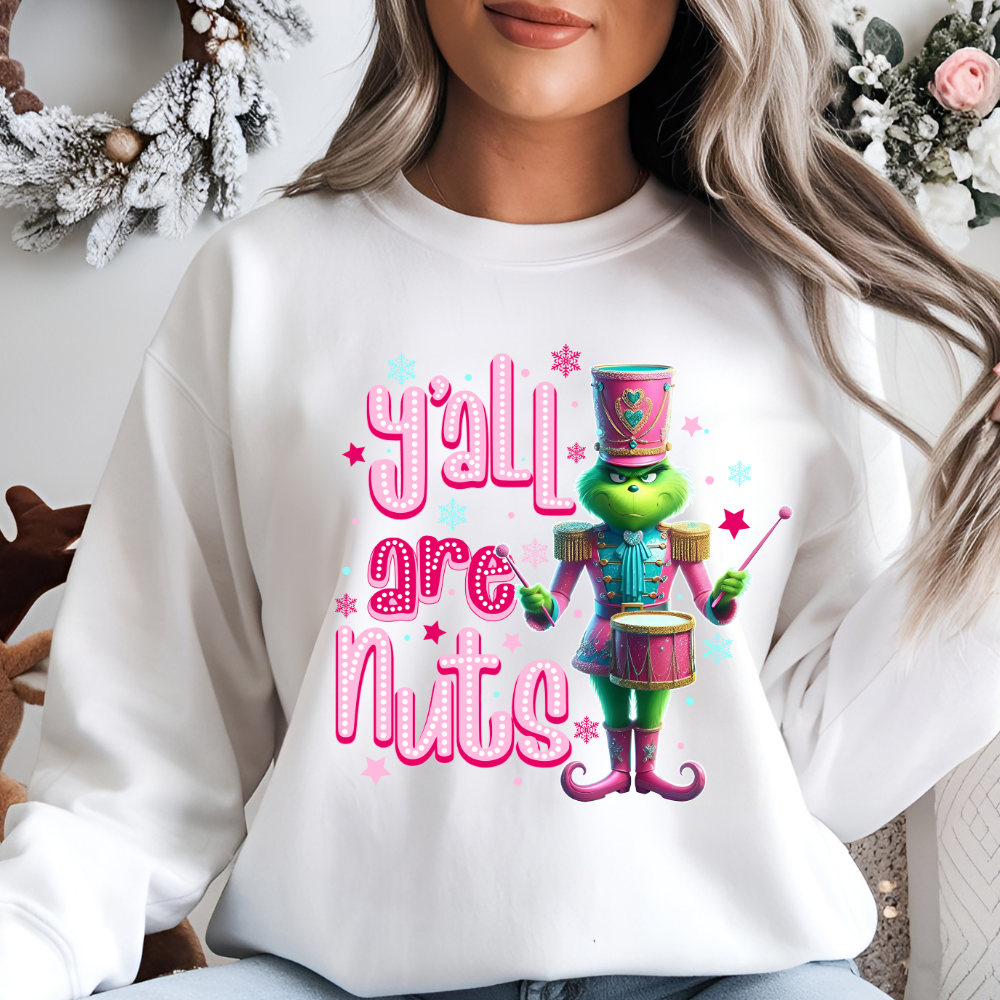 Y'ALL ARE NUTS GRINCH APPAREL