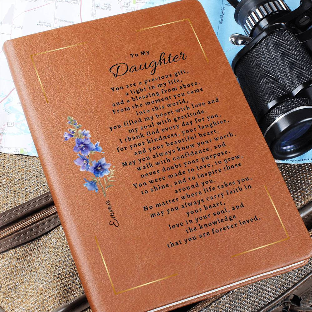 Personalized Birth Flower & Name Journal