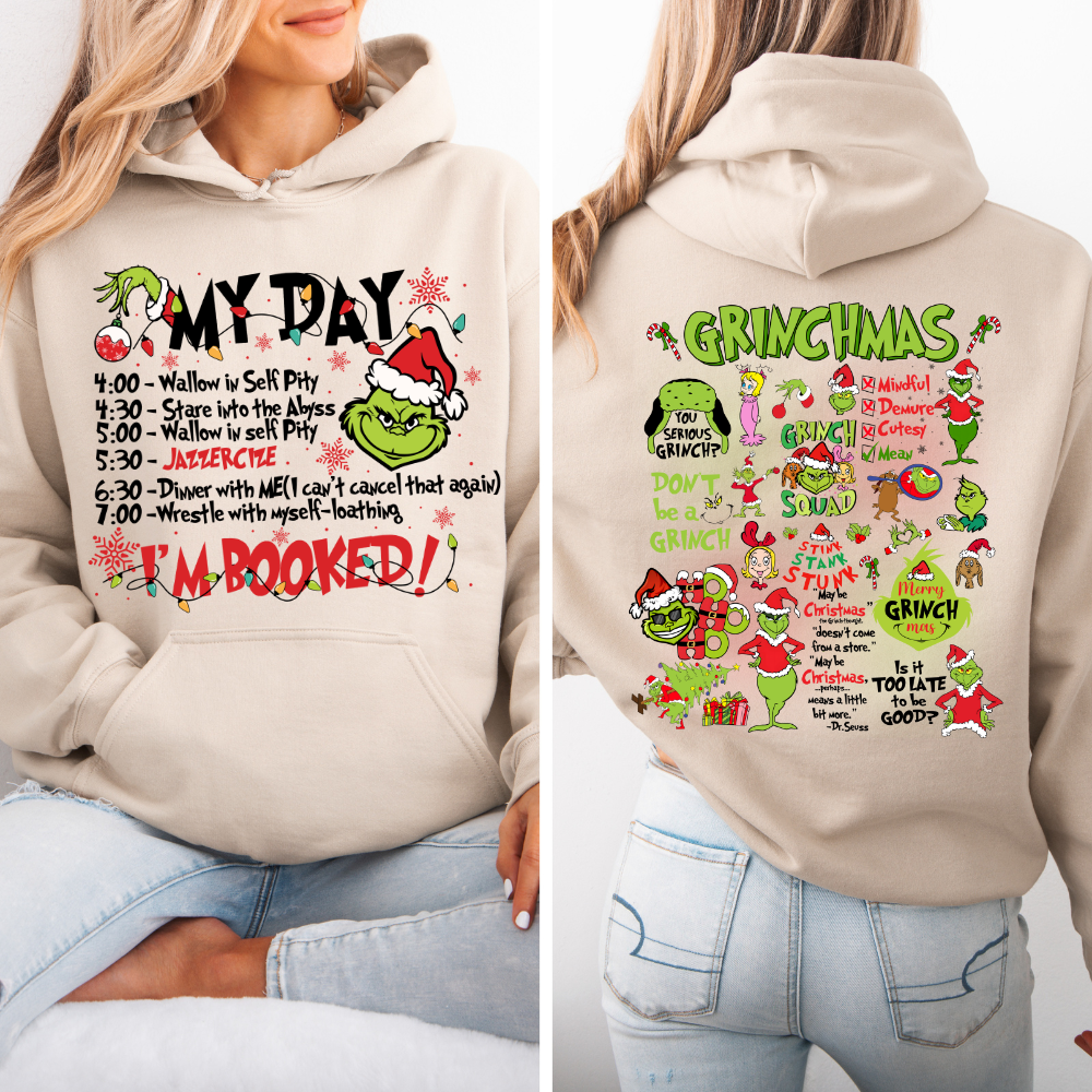 I'm Booked Grinchmas Apparel