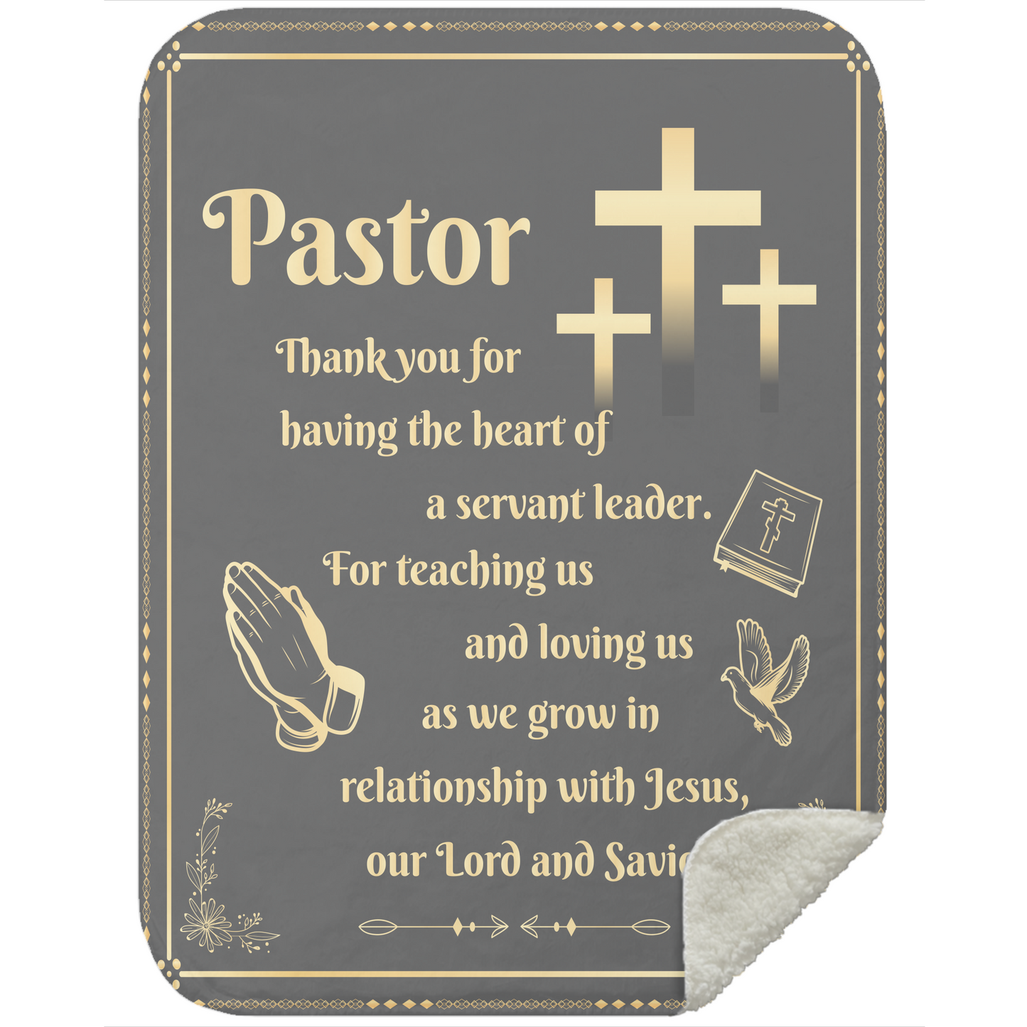 Pastor Thank you Blanket