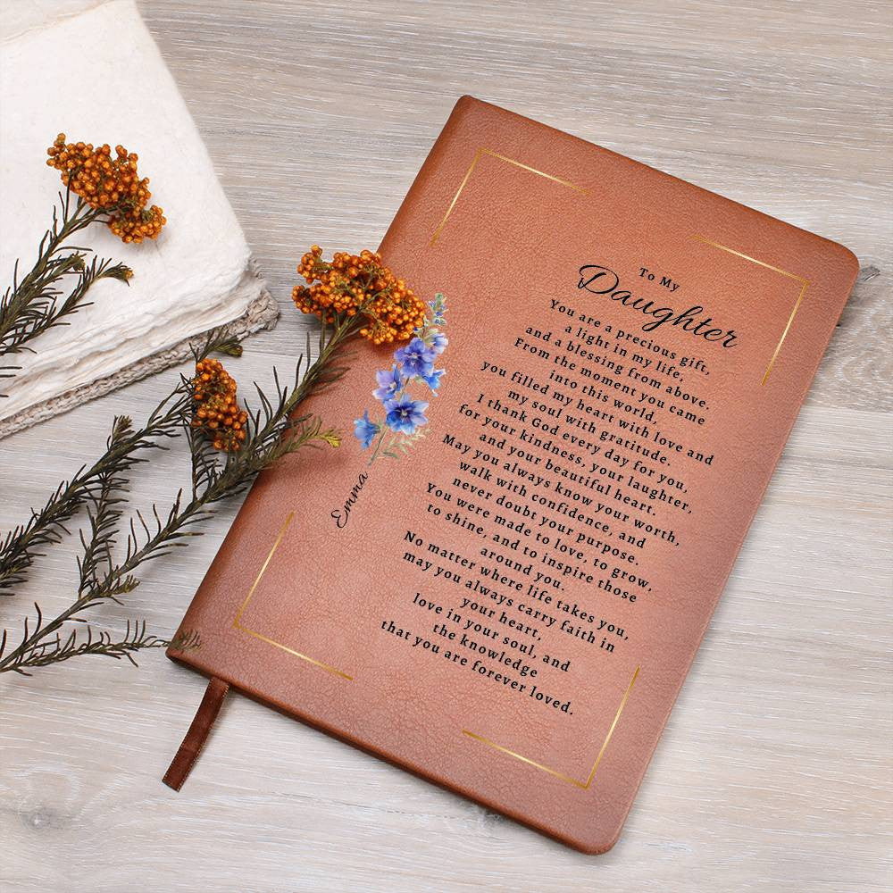 Personalized Birth Flower & Name Journal
