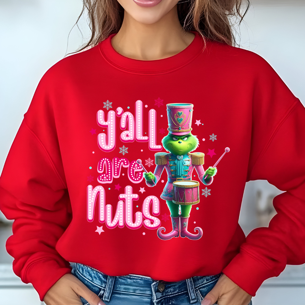 Y'ALL ARE NUTS GRINCH APPAREL