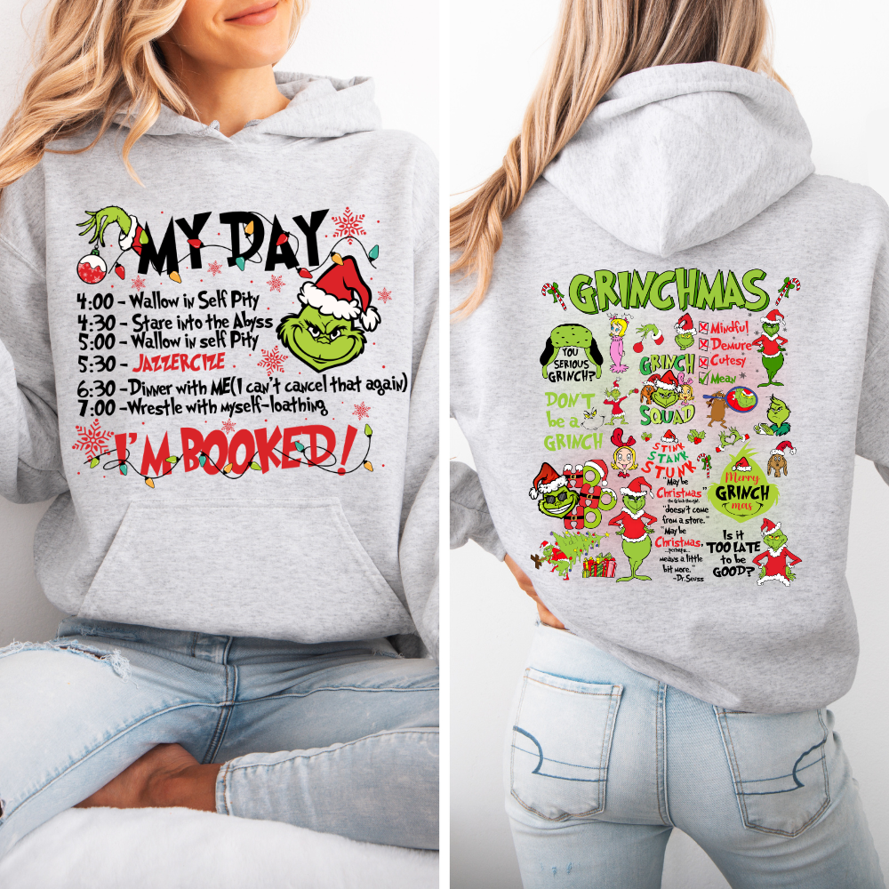 I'm Booked Grinchmas Apparel
