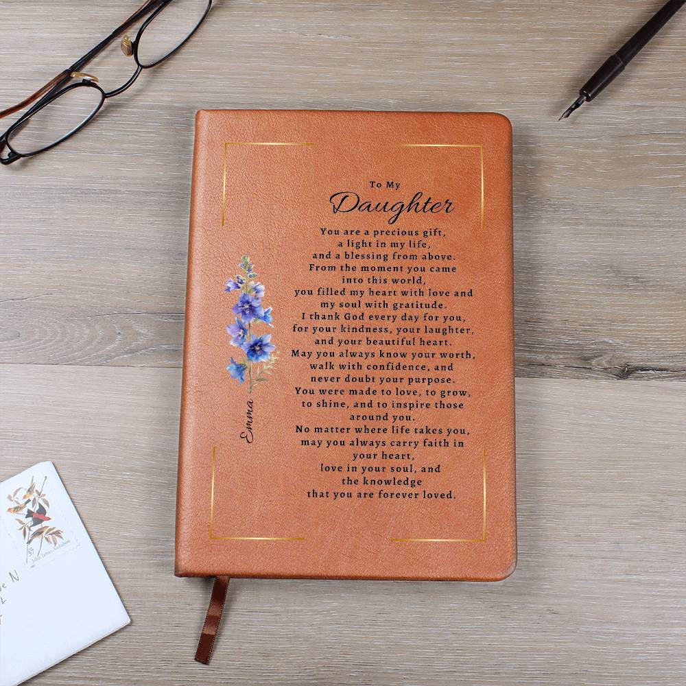 Personalized Birth Flower & Name Journal