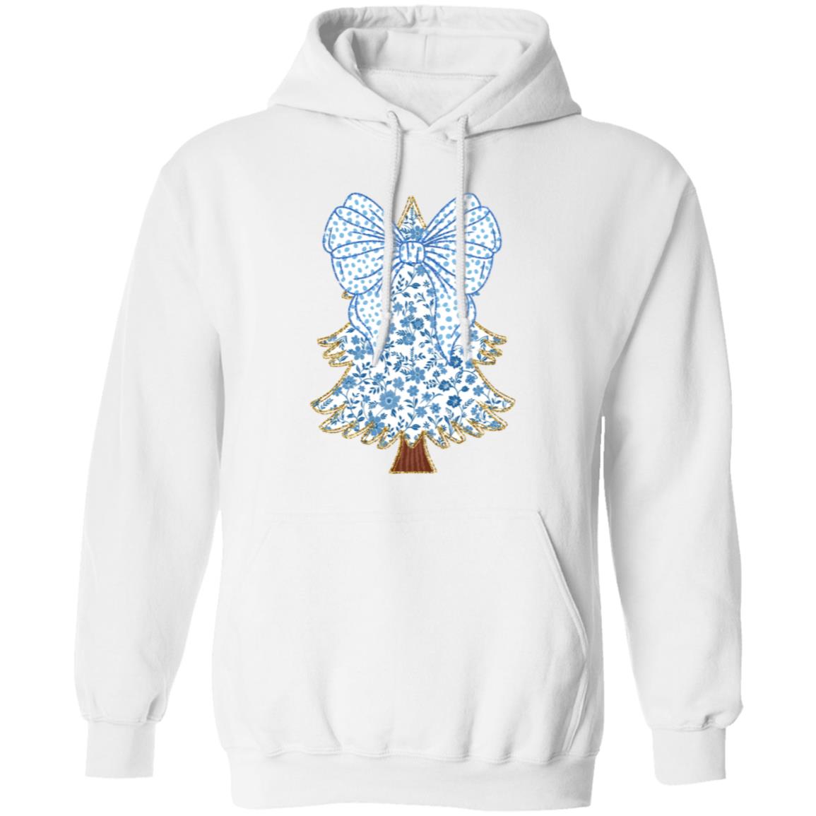 Glitter Blue Coquette Christmas Tree