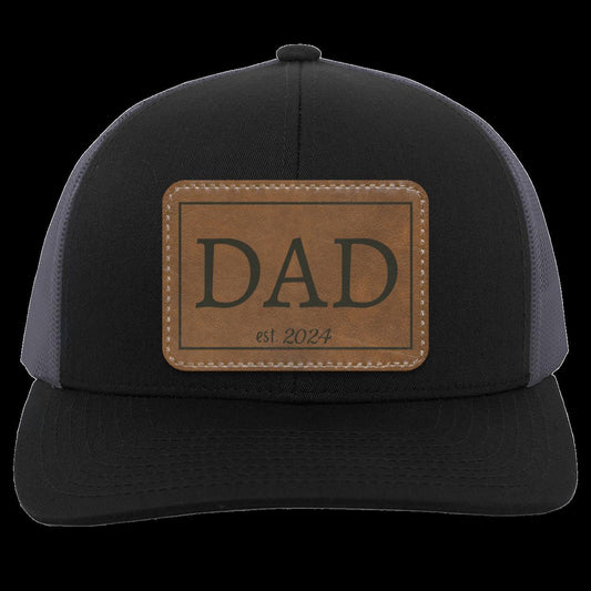 Personalized Dad EST Trucker Patch Hatch