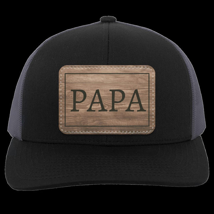 PAPA - Wooden Patch Hat
