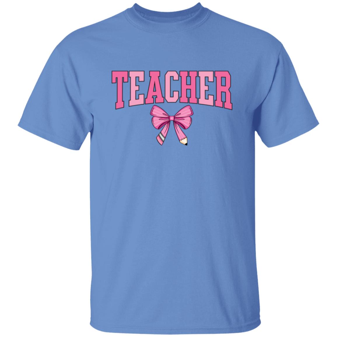Teacher Pink Bow Apparel