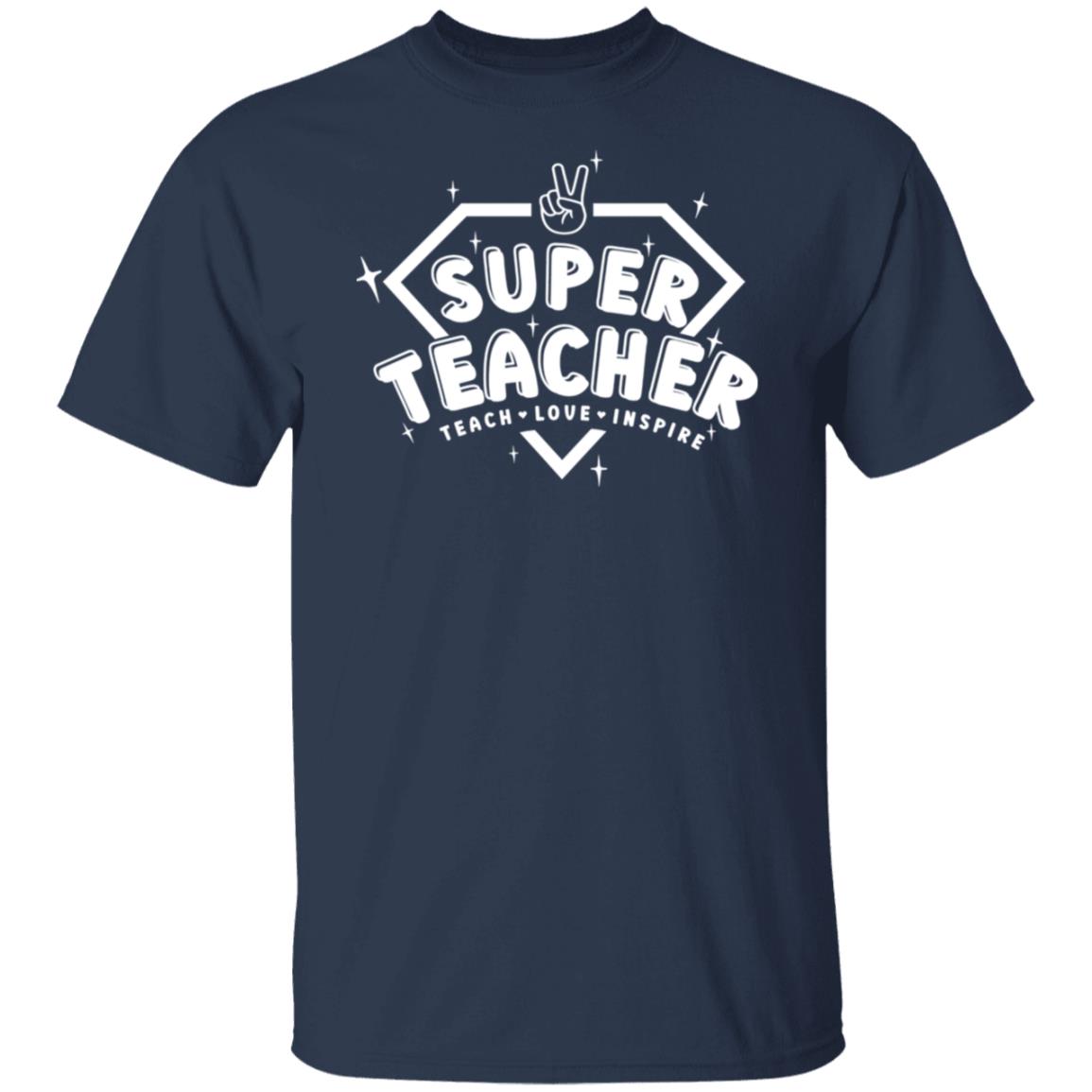 Super Teacher in White Apparel
