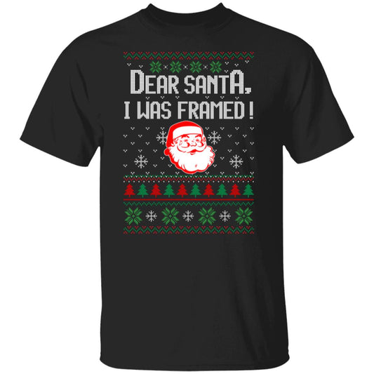 Dear Santa I Was Framed! T-Shirt