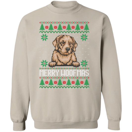 Merry Woofmas Ugly Christmas Sweatshirt