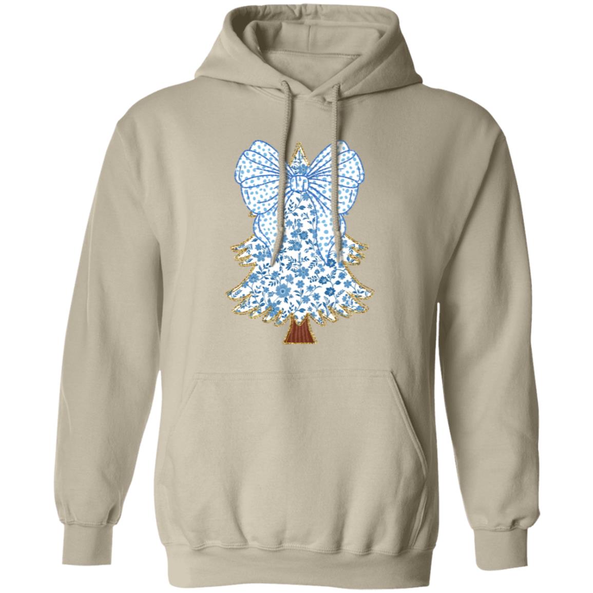 Glitter Blue Coquette Christmas Tree