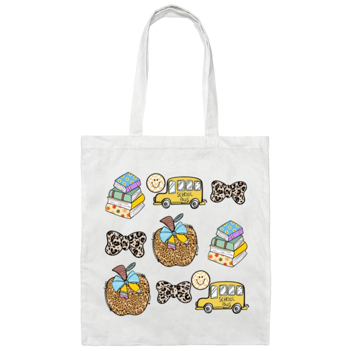 Books.Bus.Bow Tote Bag