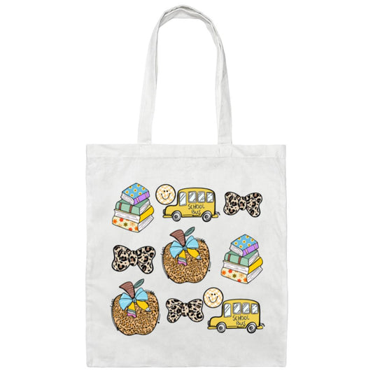Books.Bus.Bow Tote Bag