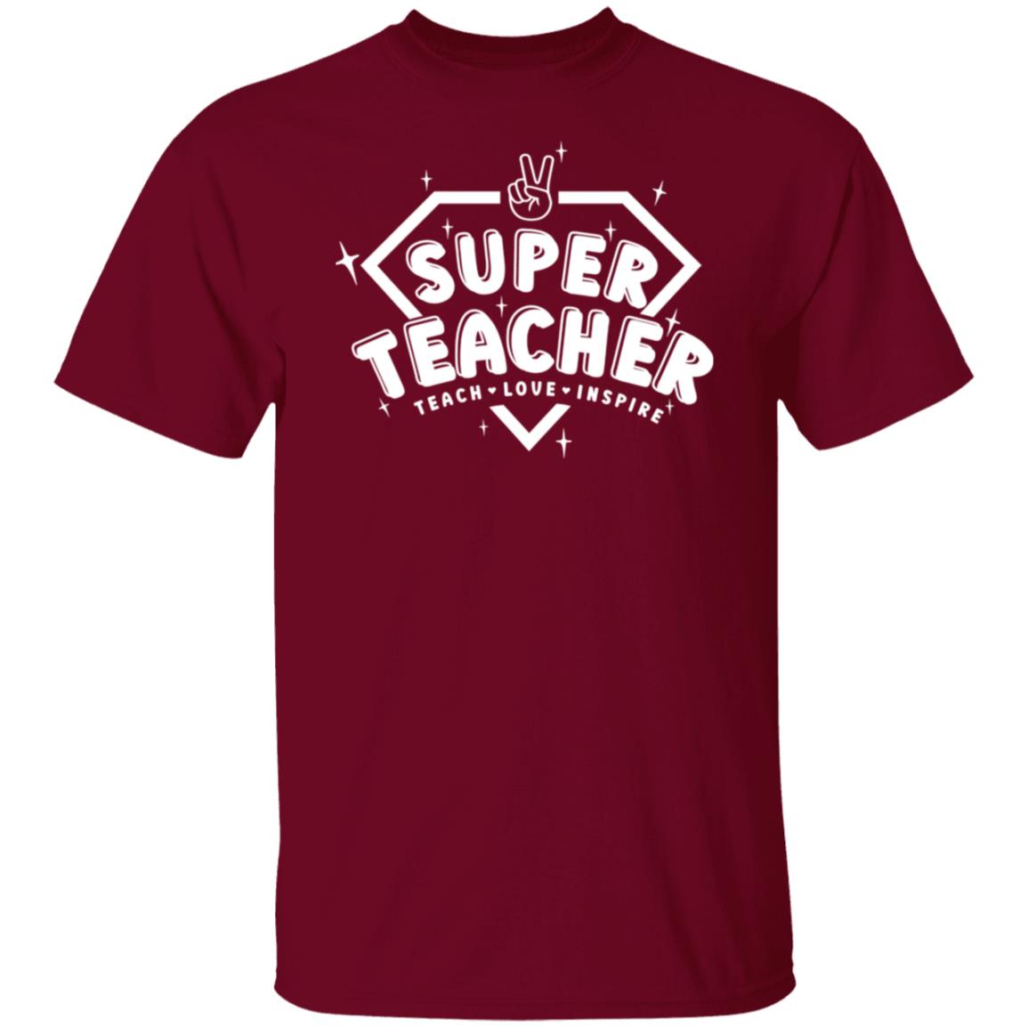 Super Teacher in White Apparel