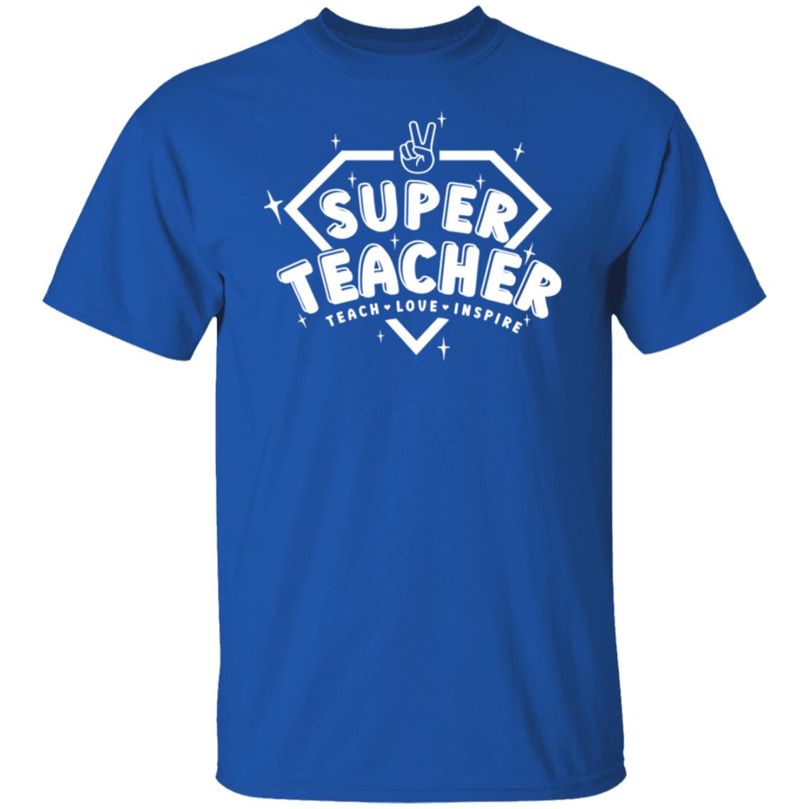 Super Teacher in White Apparel
