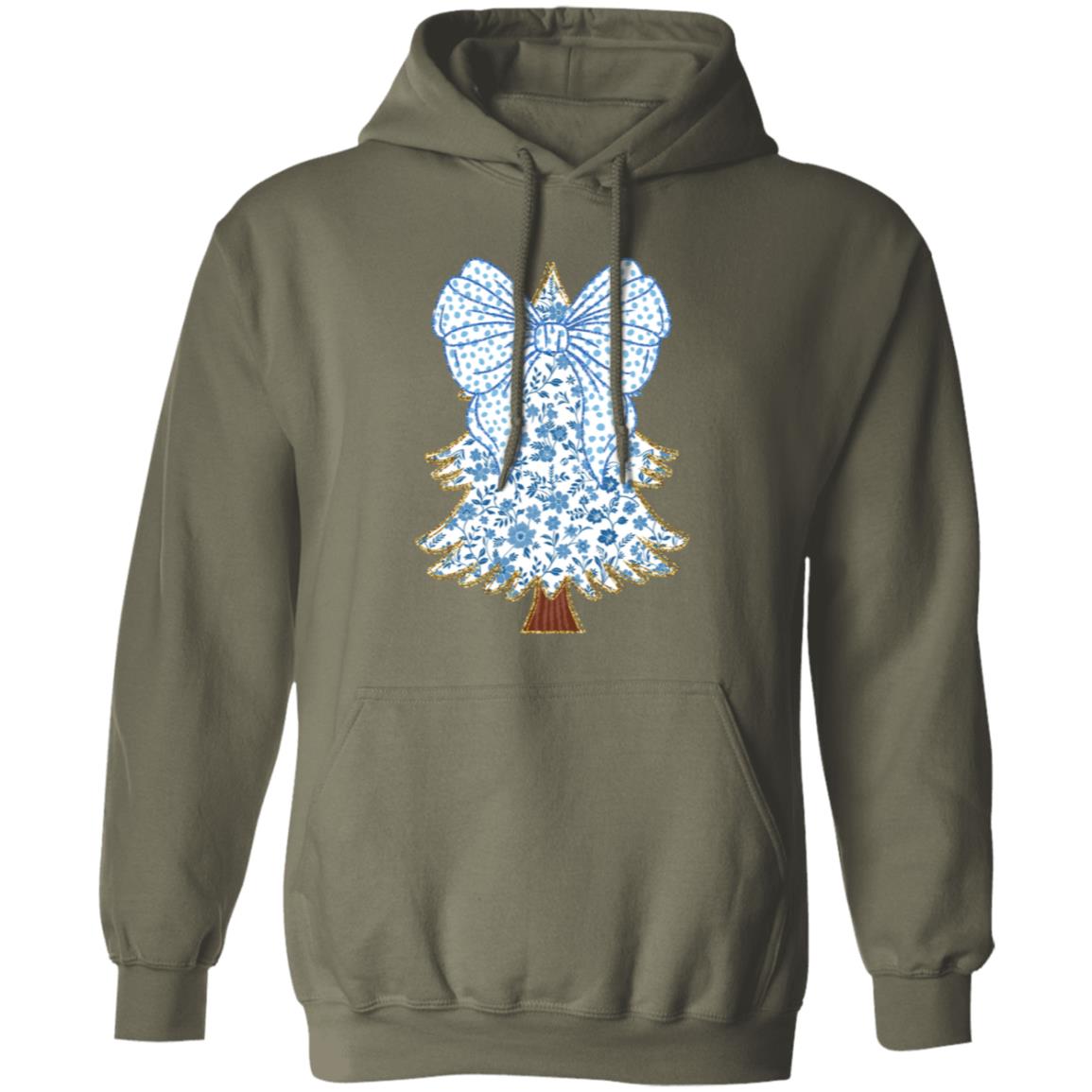 Glitter Blue Coquette Christmas Tree