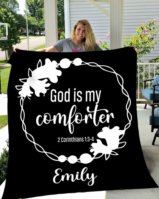God Is My Comforter Blanket