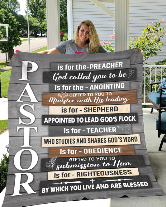 Pastor | For the Preacher Blanket