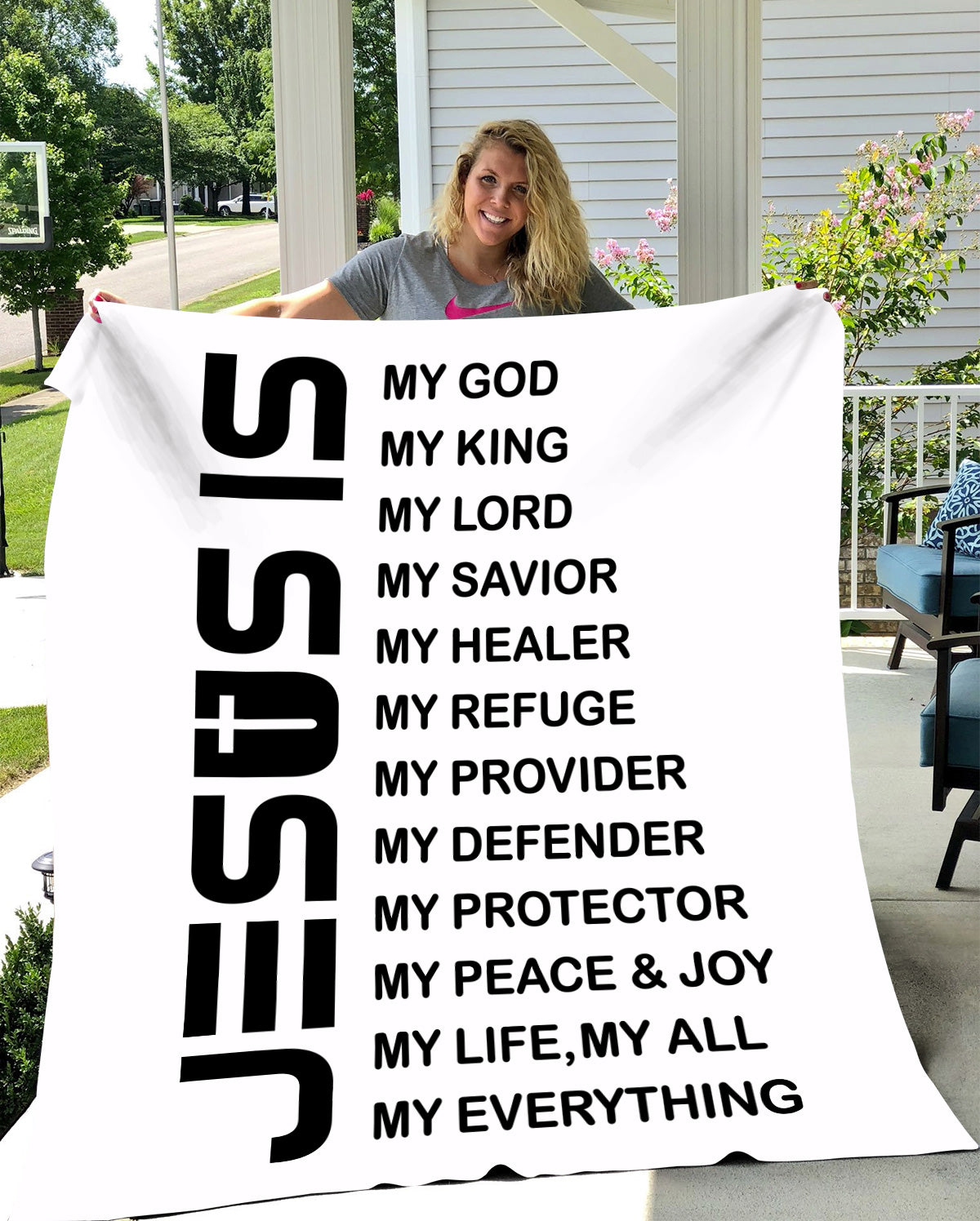 Jesus Is My God Blanket
