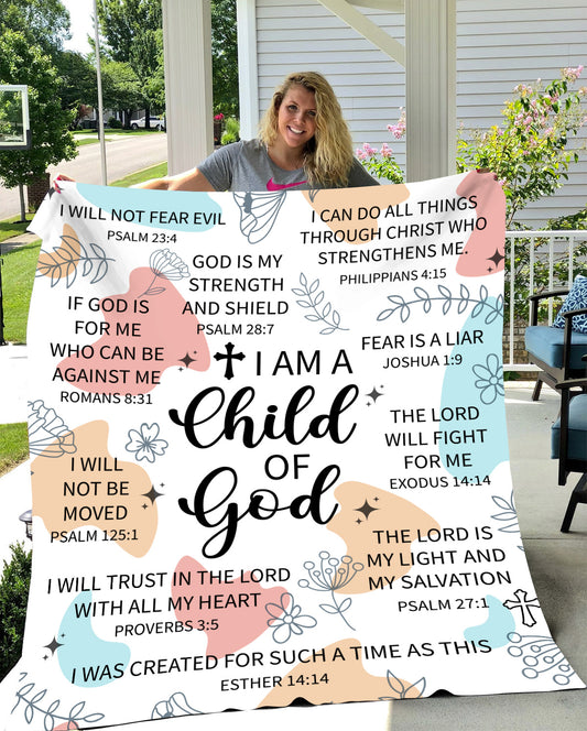 I Am A Child Of God Blanket