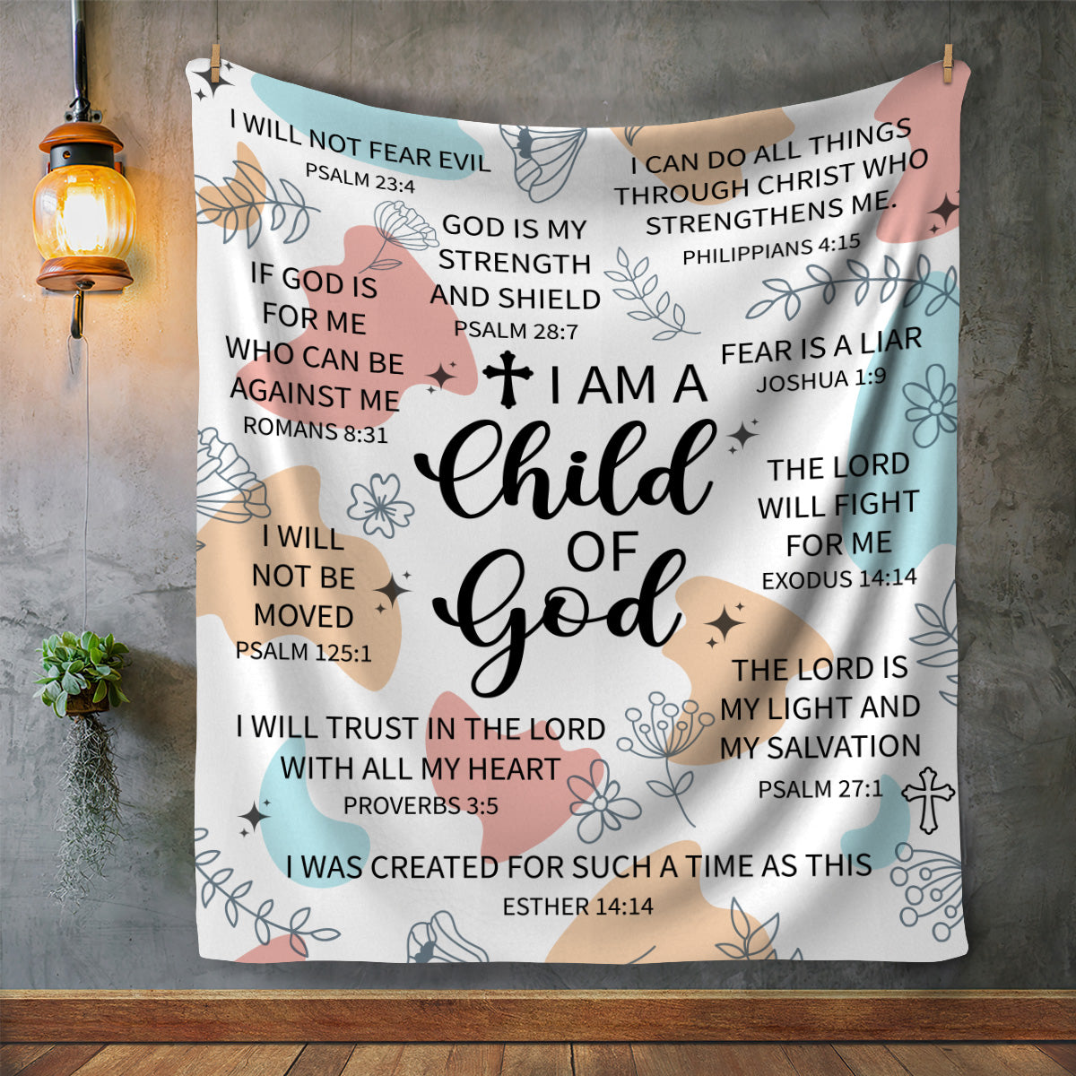 I Am A Child Of God Blanket