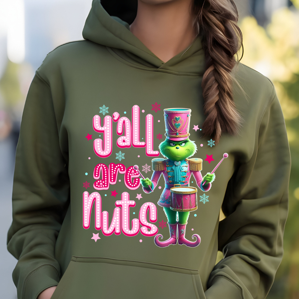 Y'ALL ARE NUTS GRINCH APPAREL