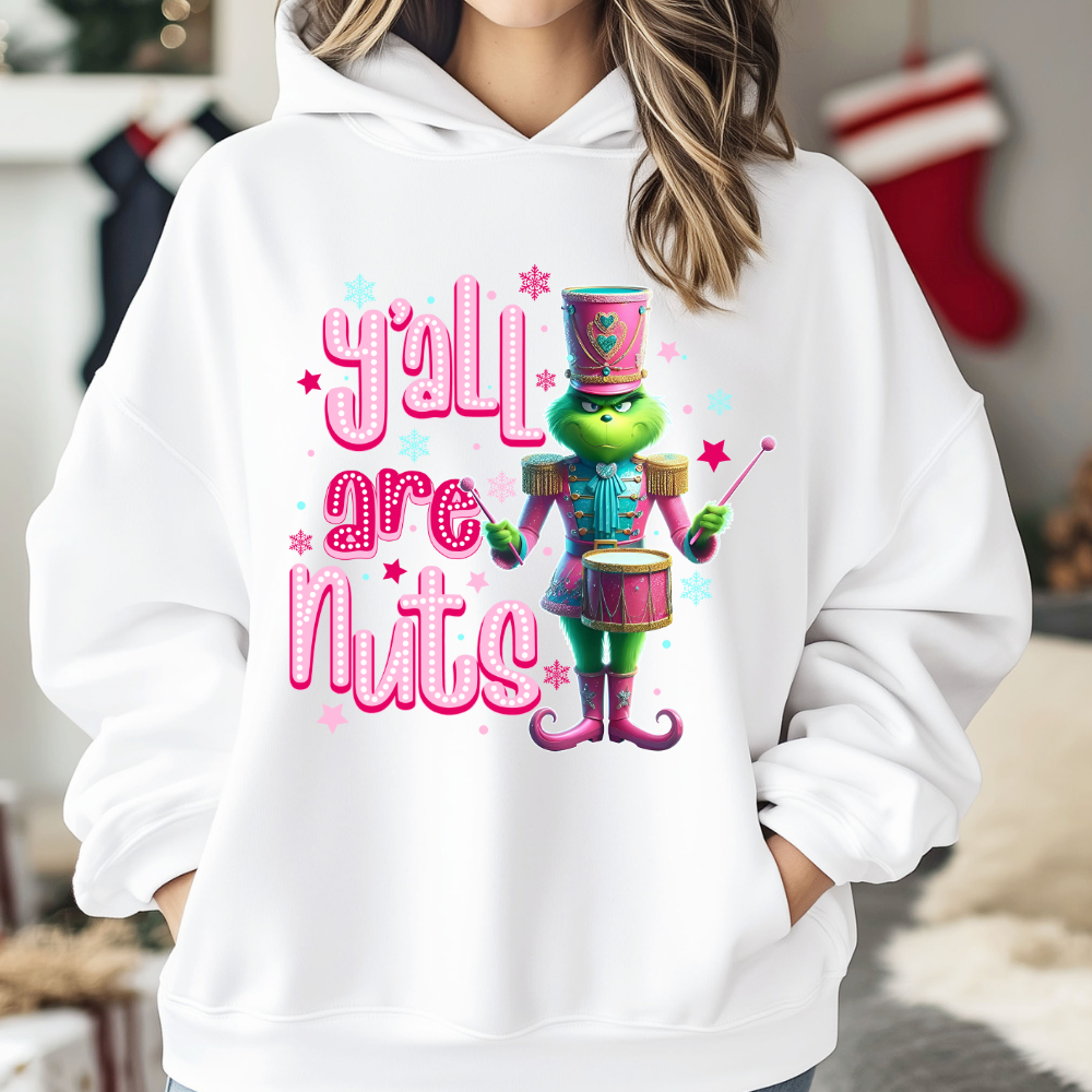 Y'ALL ARE NUTS GRINCH APPAREL