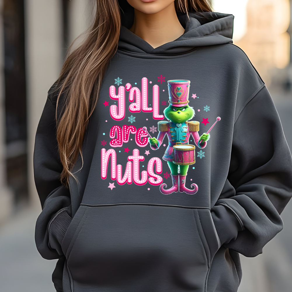 Y'ALL ARE NUTS GRINCH APPAREL