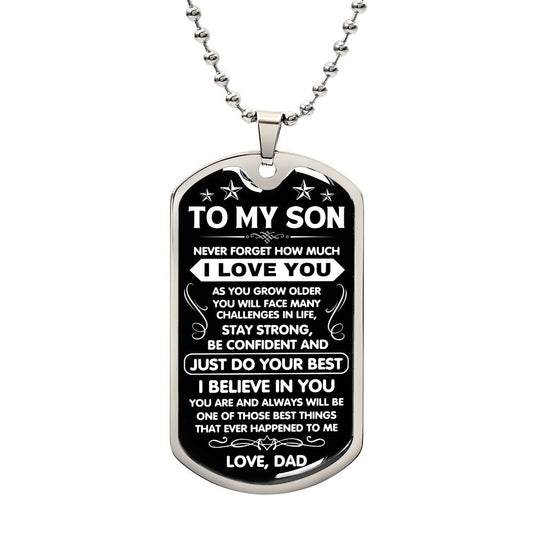 To My Son, Love Dad