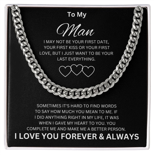 To My Man | Cuban Link Chain