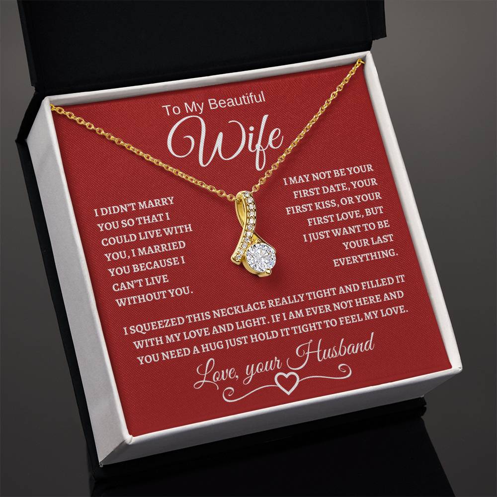 To My Wife : Alluring Beauty Necklace