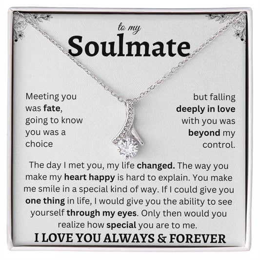 To My Soulmate | Fate | Alluring Beauty Necklace
