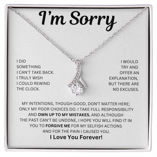 I'm Sorry Forgive Me | Alluring Beauty Necklace