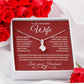 To My Wife : Alluring Beauty Necklace
