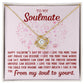 To My Soulmate | From My Soul To Yours | Love Knot Necklace