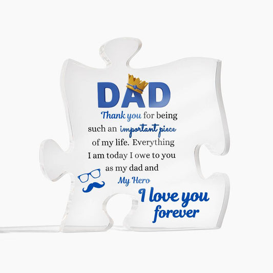 Dad | Crown | Puzzle Acrylic
