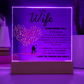 To My Wife - Finder You Sooner - Acrylic Plaque