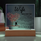 To My Wife - Finder You Sooner - Acrylic Plaque