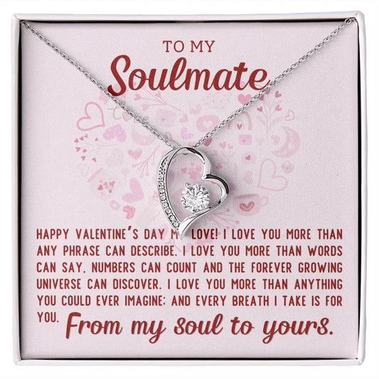 To My Soulmate | From My Soul To Yours | Forever Love Necklace