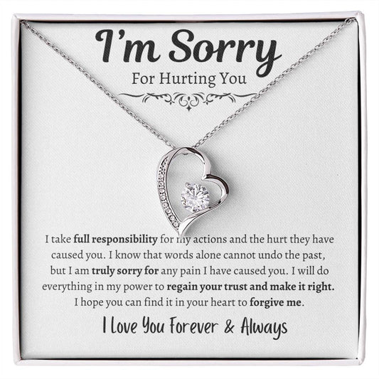 I'm Sorry For Hurting You | Forever Love Necklace
