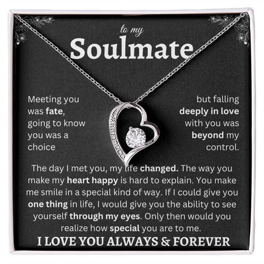 To My Soulmate | Deeply In Love | Forever Love Necklace