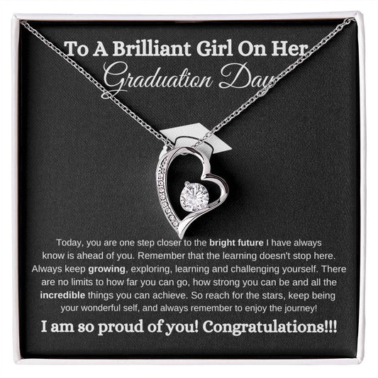 To My Daughter | Graduation Day | Forever Love Necklace | BW