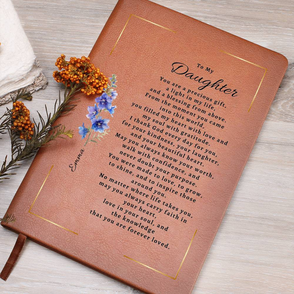 Personalized Birth Flower & Name Journal