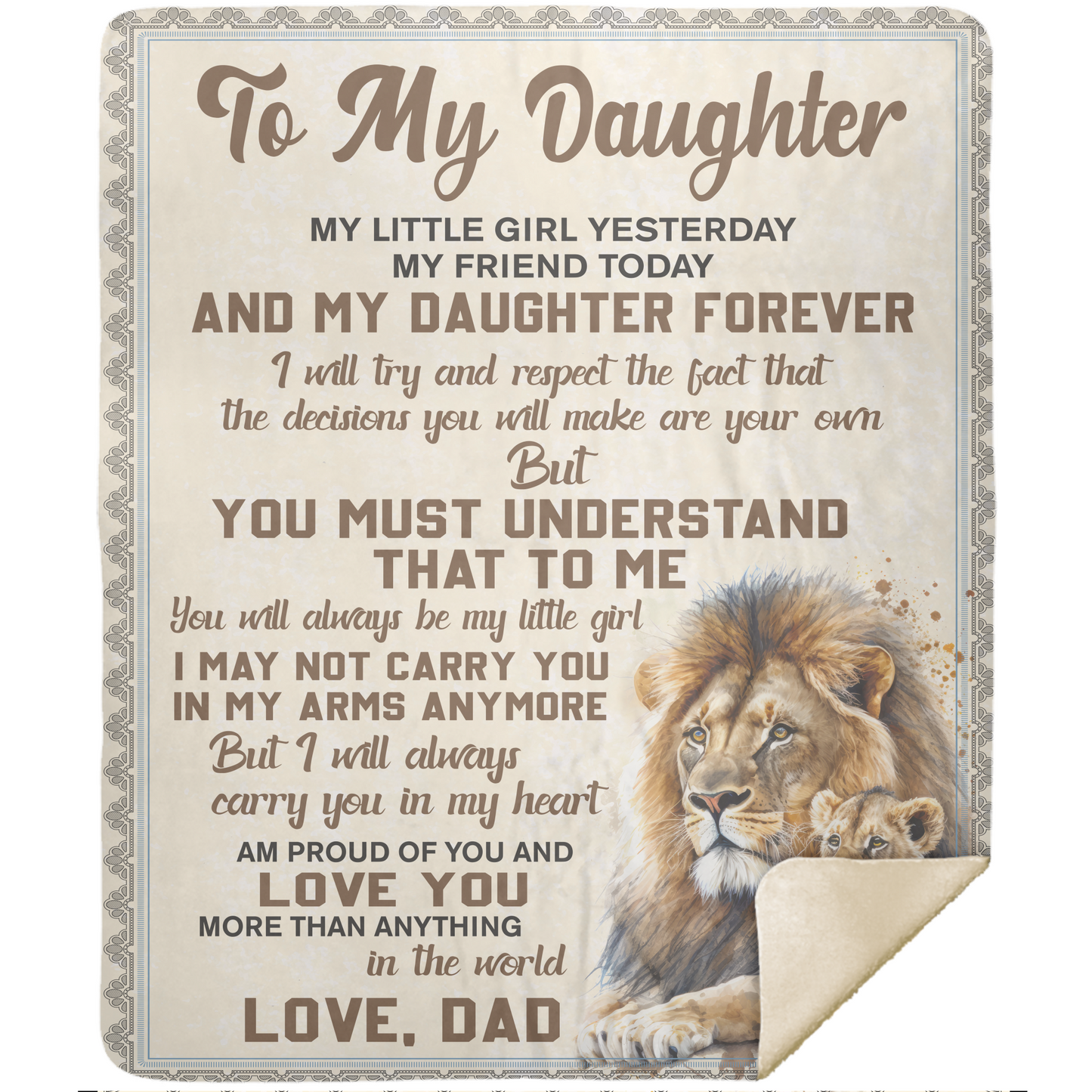 To My Daughter | Proud of You Blanket