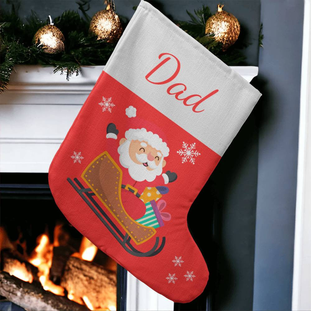Personalized Giant Christmas Holiday Stocking